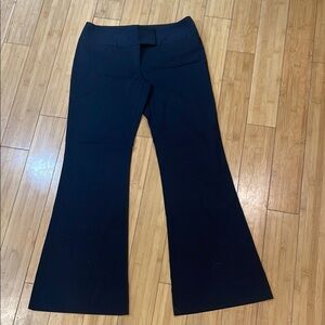 Women's Express Design Studio "Publicist" Black Flared Dress Pants size 4 / R